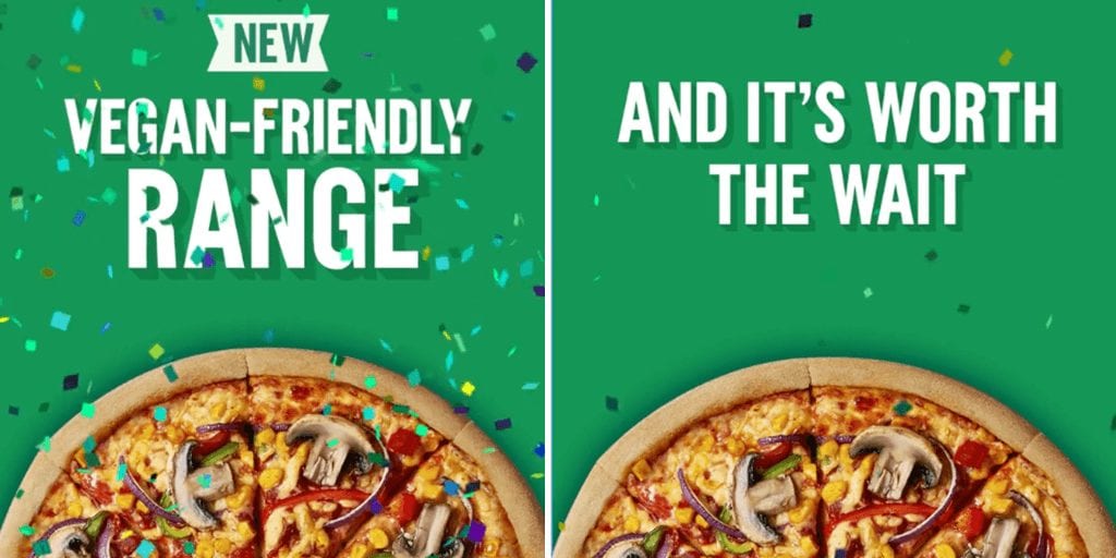 Domino's launches vegan pizzas across all U.K and ROI outlets