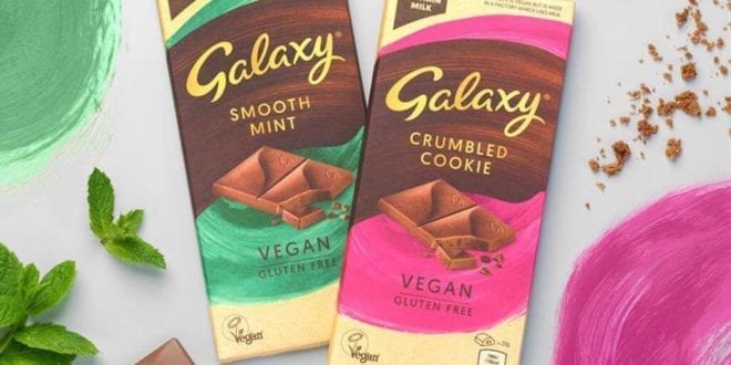 Galaxy expands vegan range with two more chocolate bars