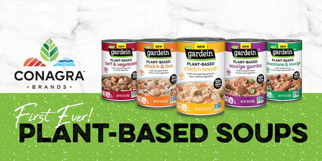 Gardein launches first ever plant-based meat alternative soup collection