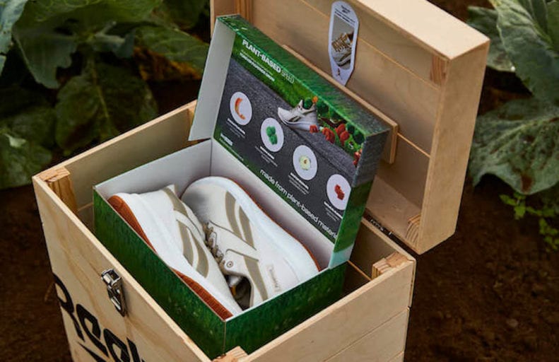 Reebok’s first vegan performance sneakers come with a crate fresh veggies