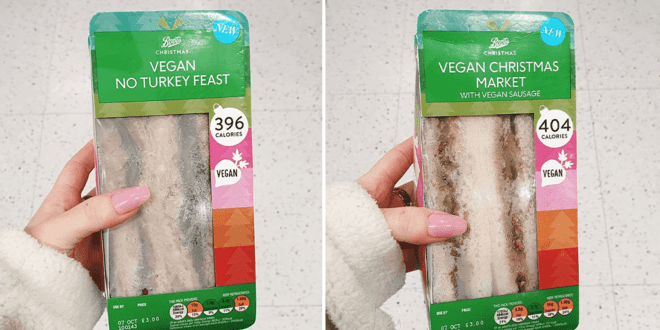 Boots launches first vegan turkey sandwich of the year
