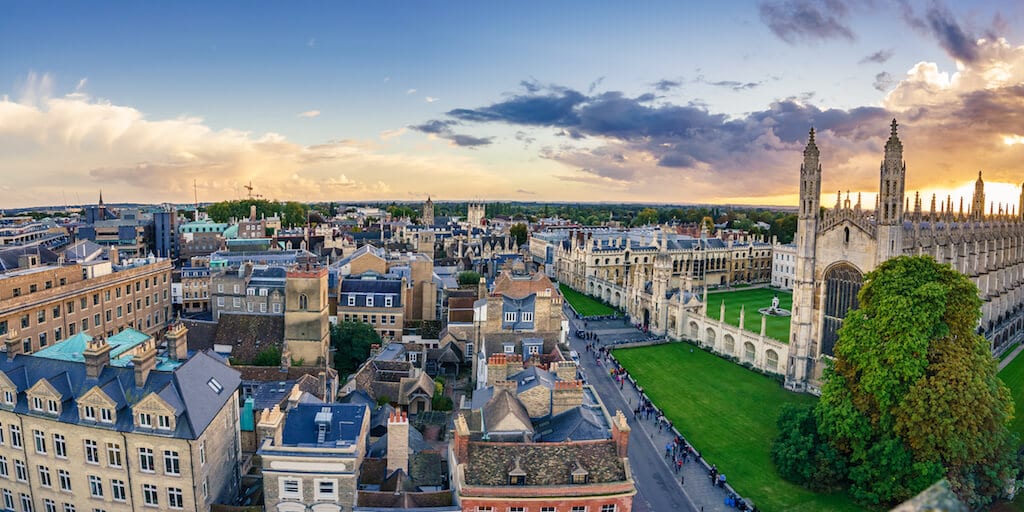 Cambridge top 10 vegan-friendly cities