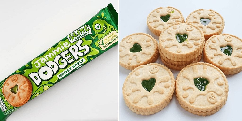Jammie Dodgers just launched a slimy edition flavour for Halloween