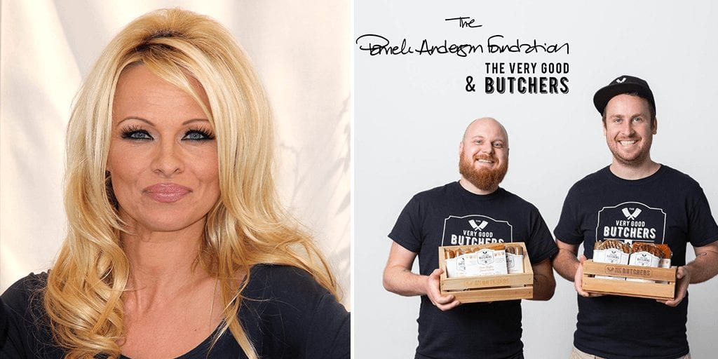 Pamela Anderson and Canadian vegan butcher shop team up to promote animal rights