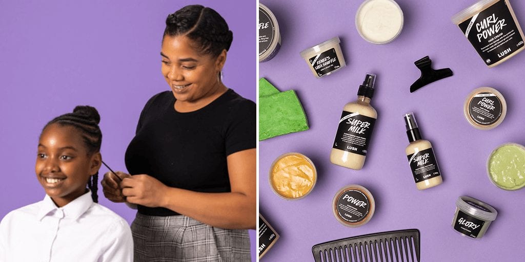 LUSH just launched a new vegan afro hair care range