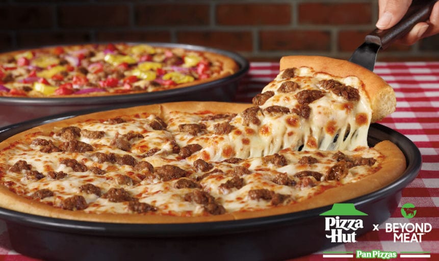 Pizza Hut adds Beyond Meat-topped pizzas to US and UK menus