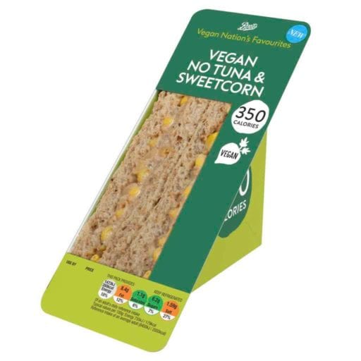 Boots UK launch limited edition Vegan Nation Favourites sandwiches