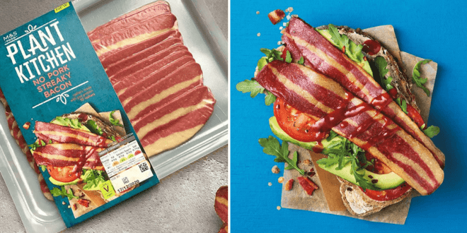 M&S just launched vegan 'bacon' in its Plant Kitchen range