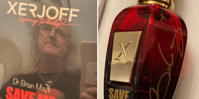 Brian May launches his own perfume line to help protect wildlife