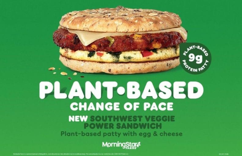 Dunkin' adds new meatless veggie power breakfast sandwich
