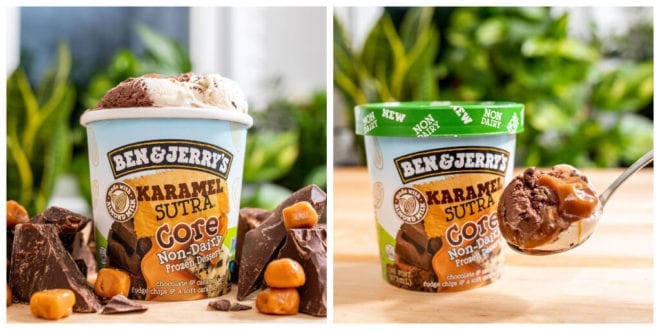 Ben & Jerry’s just launched a vegan version of its Karamel Sutra Core ice cream