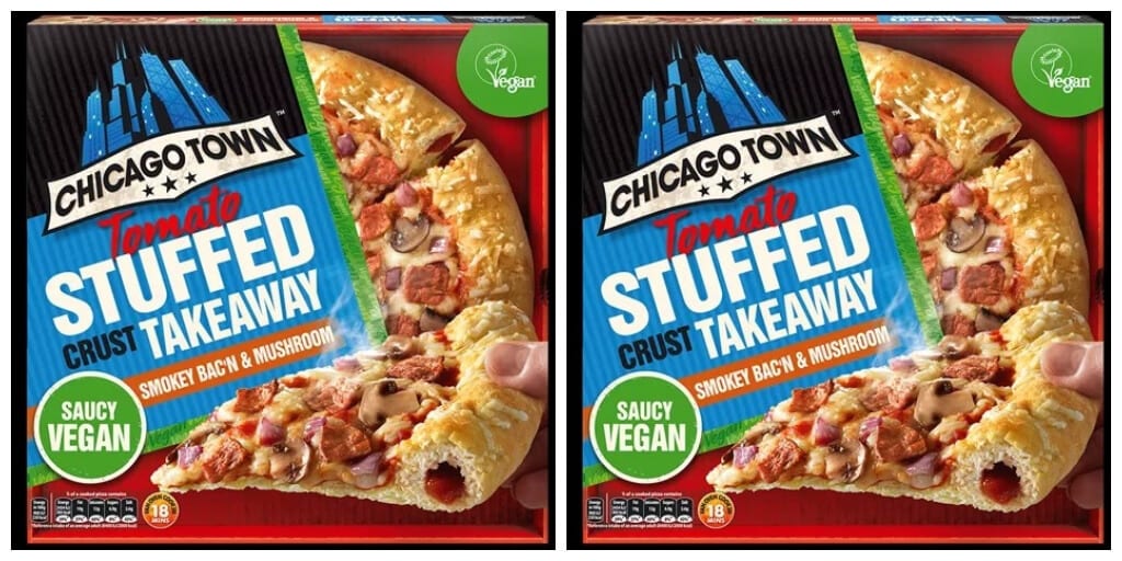 Chicago Town Launches New Smokey Bac’n & Mushroom vegan pizza