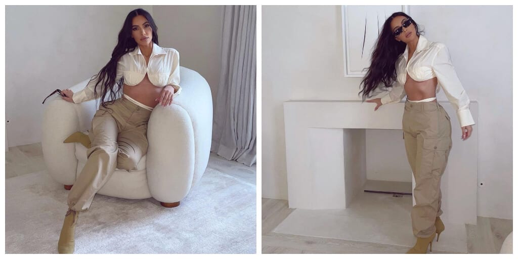 Kim Kardashian shows 'plant based does a body good' in latest post