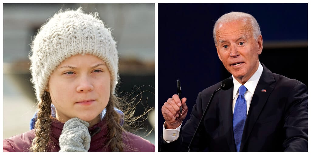 Greta Thunberg says Biden should ‘treat climate crisis like a crisis’