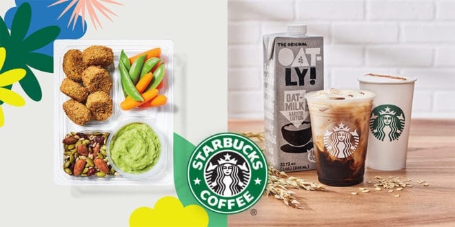 Starbucks adds dairy-free drinks, plant protein meal box, and oat milk to spring 2021 menu