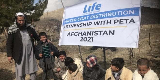 Charity donates over 150 unwanted fur coats to Afghan orphans and widows
