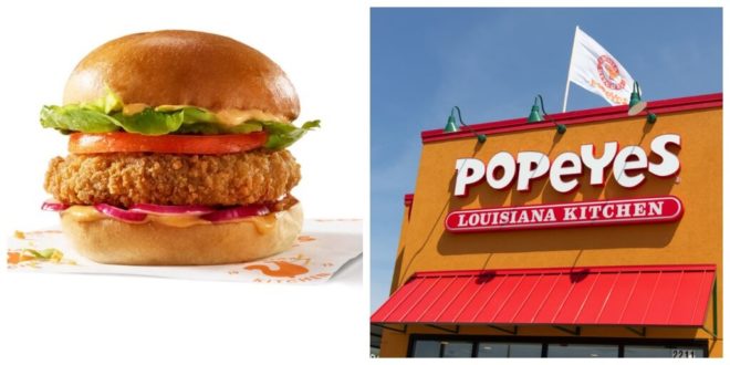 Popeye to launch its first vegan chicken burger this month