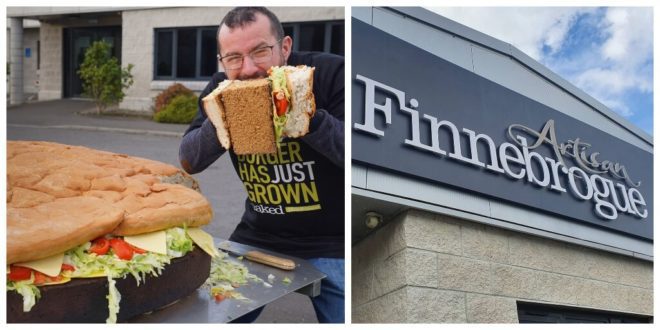 Irish food producer sets Guinness World Record for largest 162 kg vegan burger