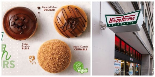 Krispy Kreme expands vegan range with three mouthwatering flavours. Here’s where to get them.