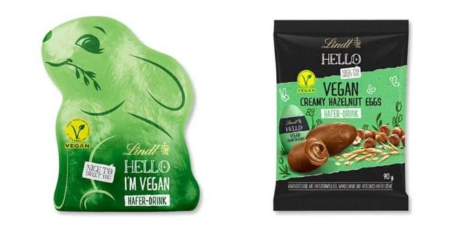 Lindt expands vegan chocolate range with vegan cream eggs and Easter bunny
