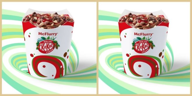 McDonald’s just added a vegan KitKat McFlurry to its menu