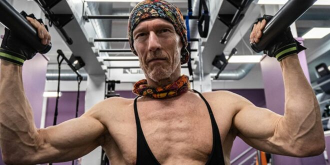 He is 66 years old and says he is ‘visual proof that being vegan long-term is beneficial for our minds, bodies, and self-respect as a species