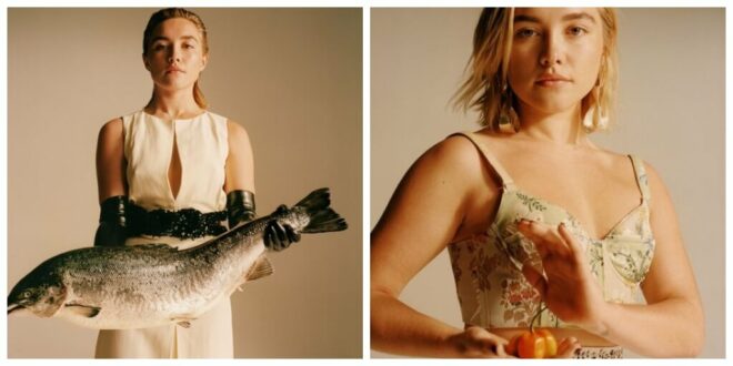 Florence Pugh holds giant fish in new Vogue cover - are celebrities glamourizing animal cruelty?