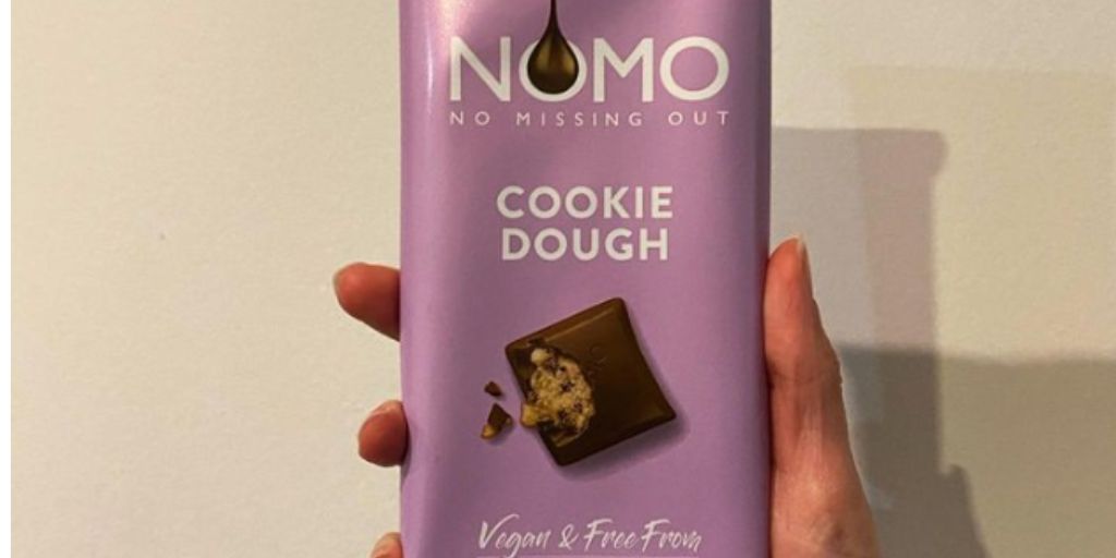 NOMO launches Cookie Dough block - its ‘biggest’ vegan chocolate bar yet