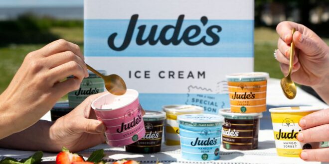 UK ice cream brand Jude's just launched the ‘ultimate’ vegan ice cream tasting box