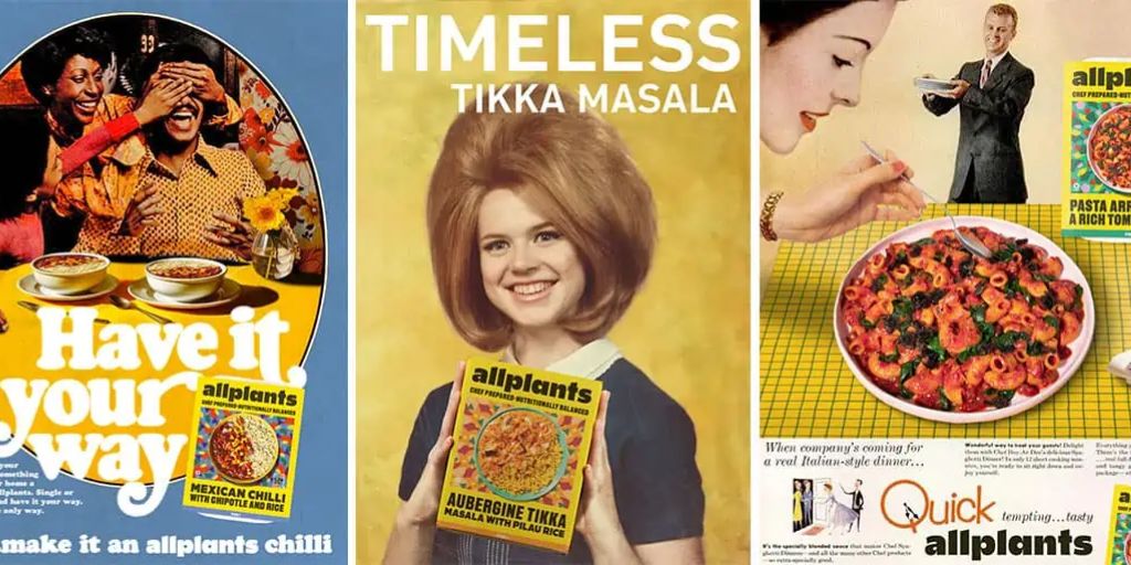 Allplants uses AI to reinvent classic fast-food ads to show that “times have changed”